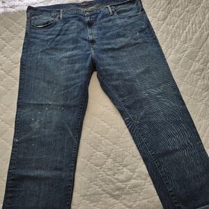 Ralph Lauren Relaxed Fit Denim Jeans - Blue, Size 48 X 30.